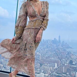 Zimmermann parsley midi Dress